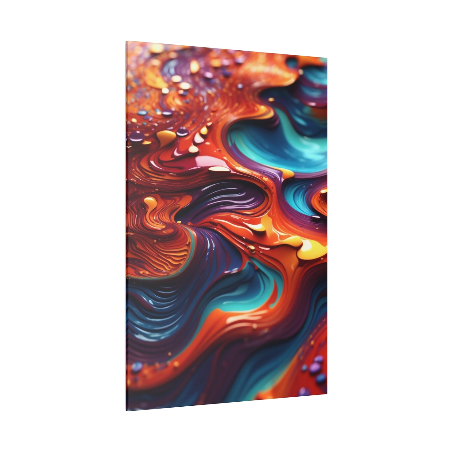 Biomorphic Swirl Two canvas .75"