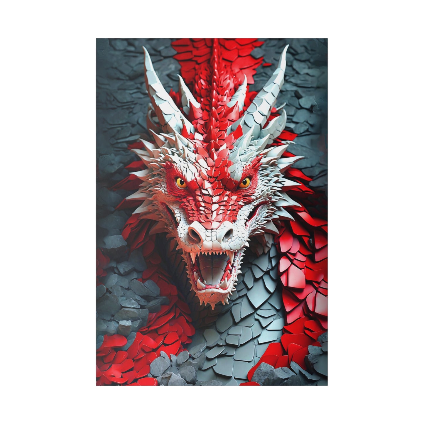 Stone Dragon Rhed canvas .75"