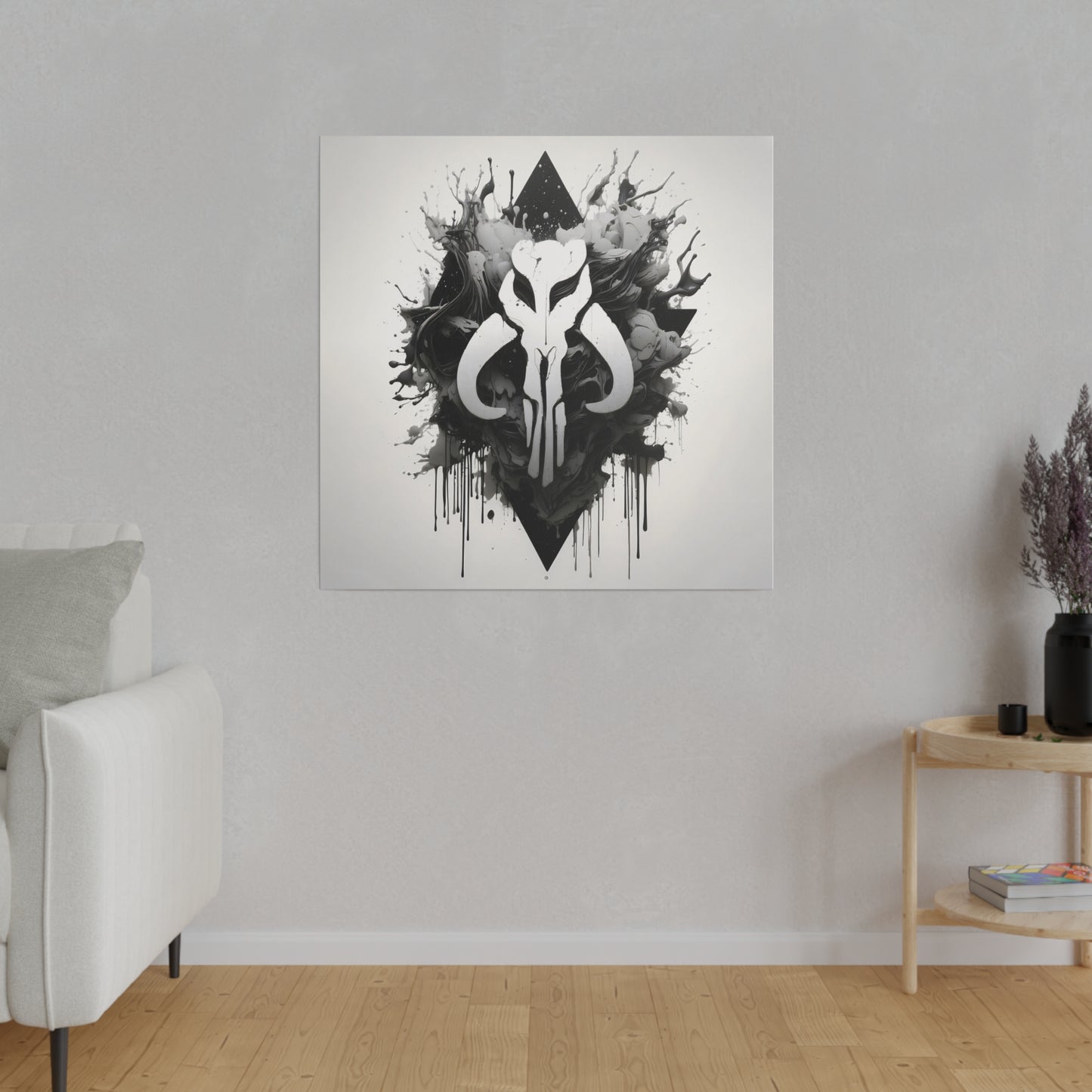 Kyr'bes, white canvas .75"