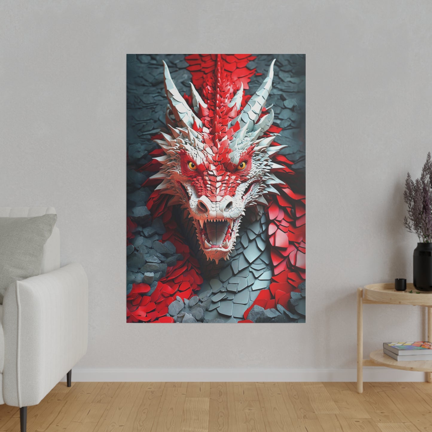 Stone Dragon Rhed canvas .75"