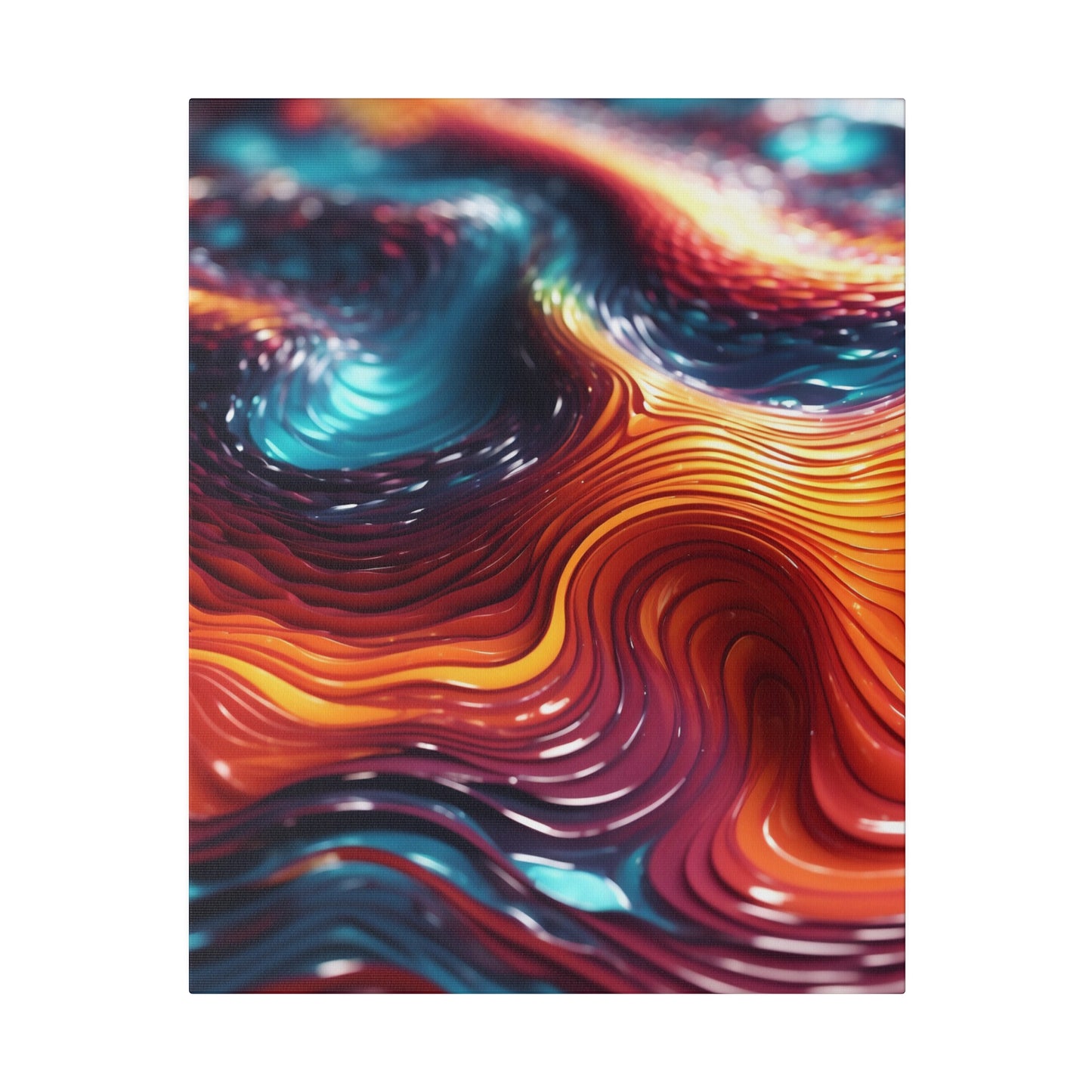 Biomorphic Swirl One canvas .75"