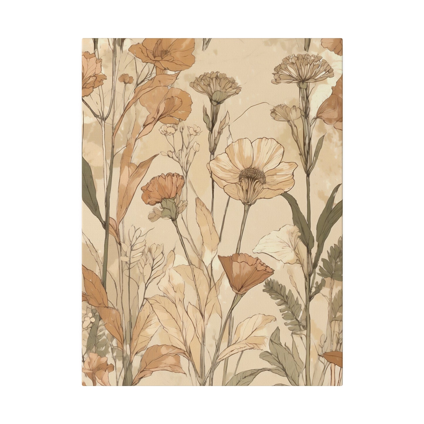 Botanicals Nine canvas .75"