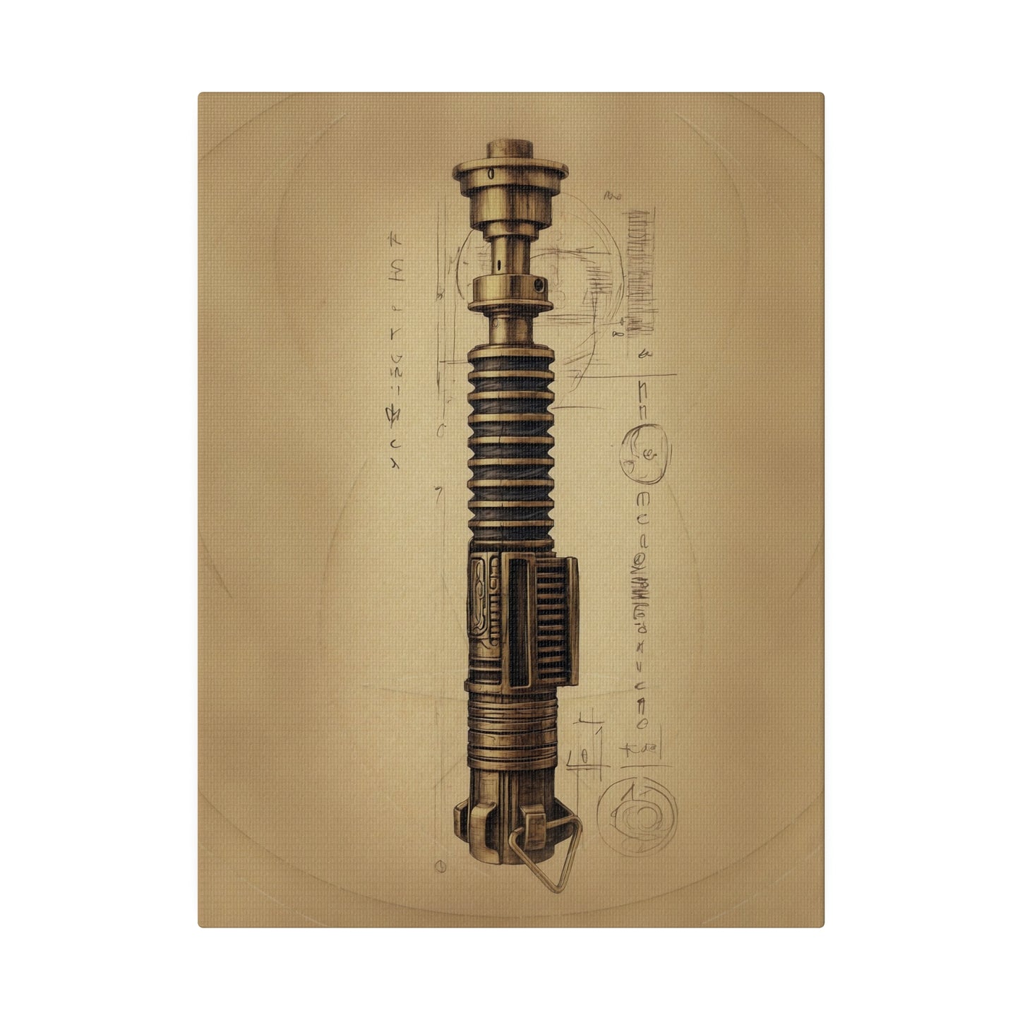 Hope, Light, saber concept canvas .75"