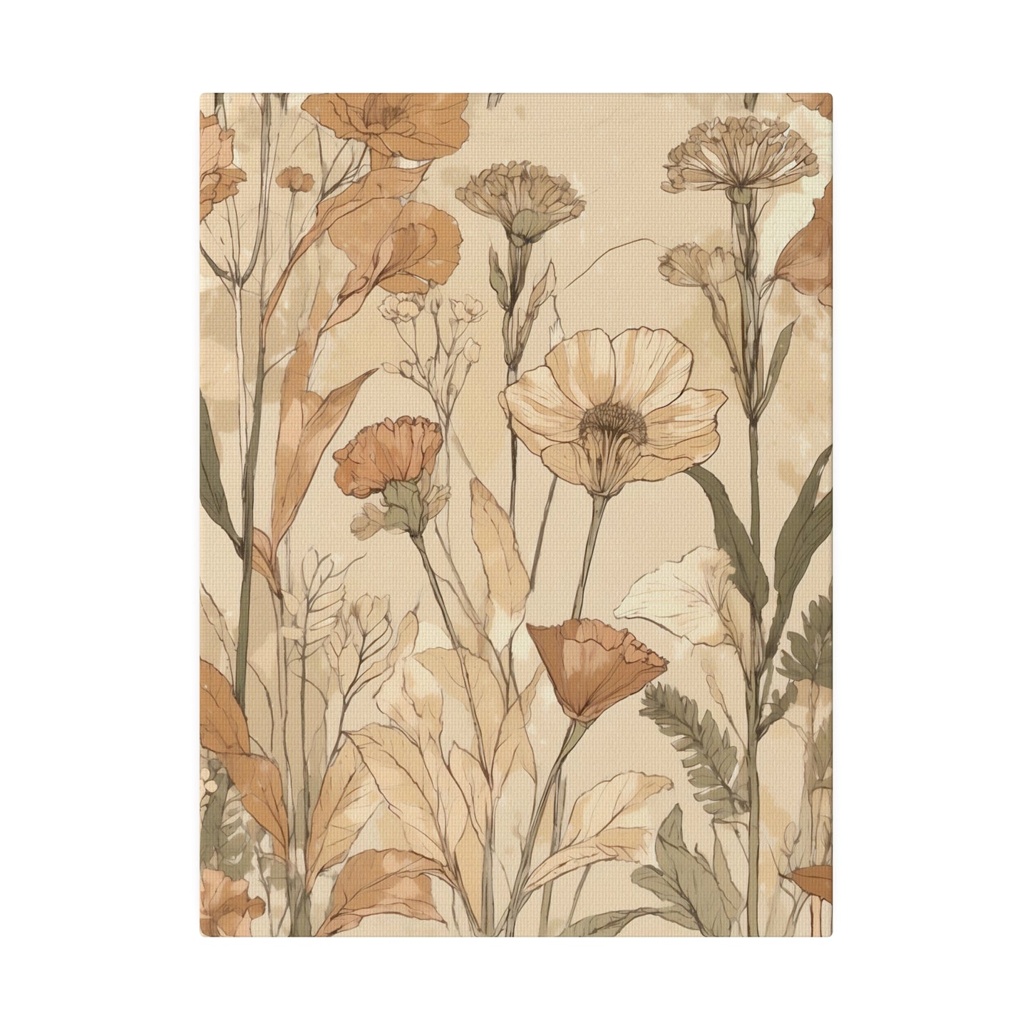 Botanicals Nine canvas .75"