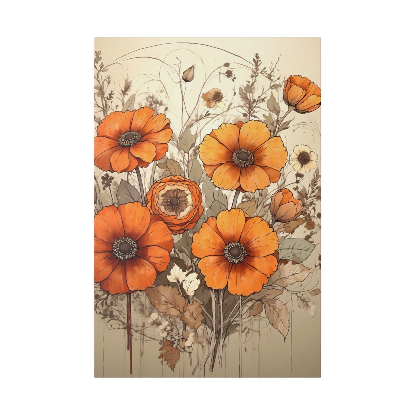 Botanicals Eight canvas .75"