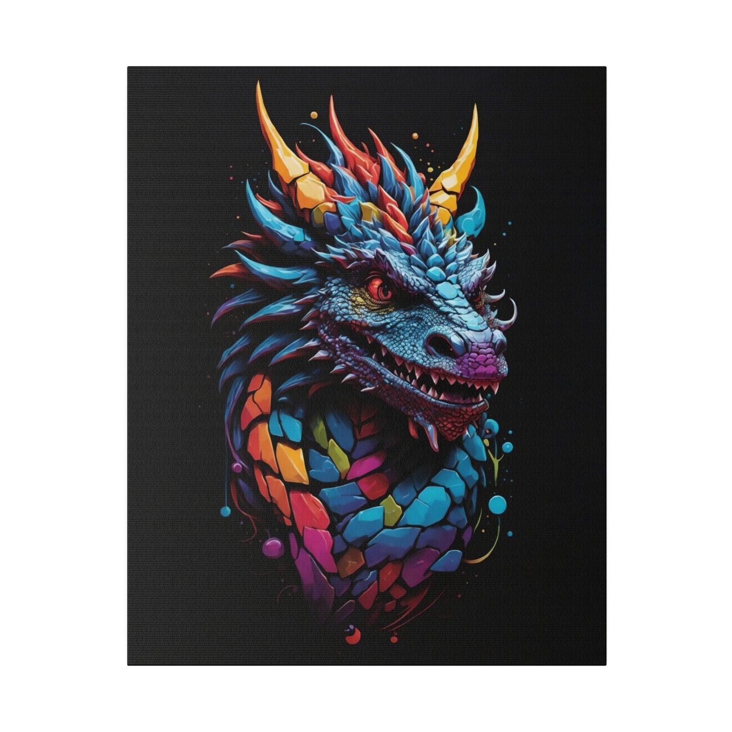Color Dragon Cryger canvas .75"