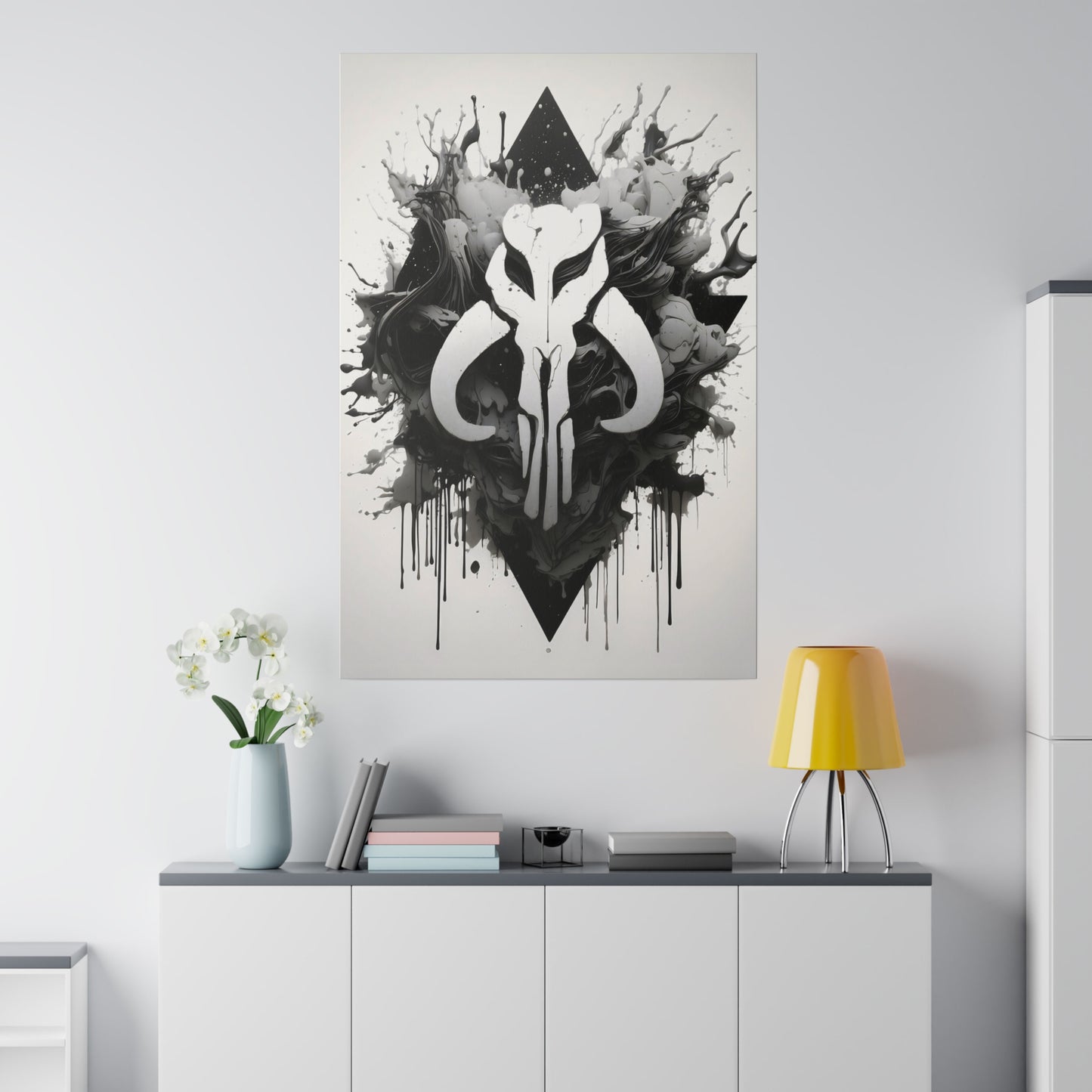 Kyr'bes, white canvas .75"