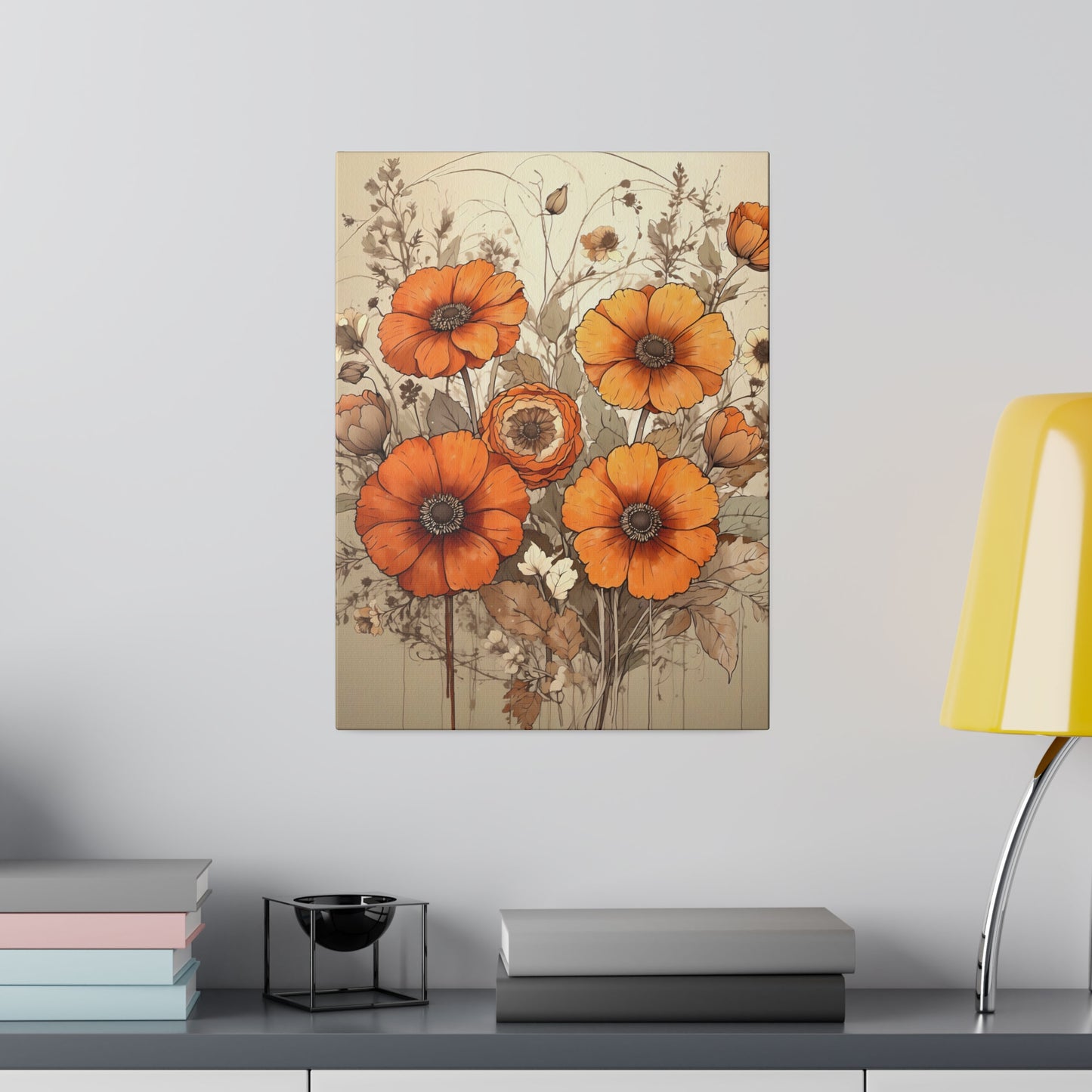 Botanicals Eight canvas .75"