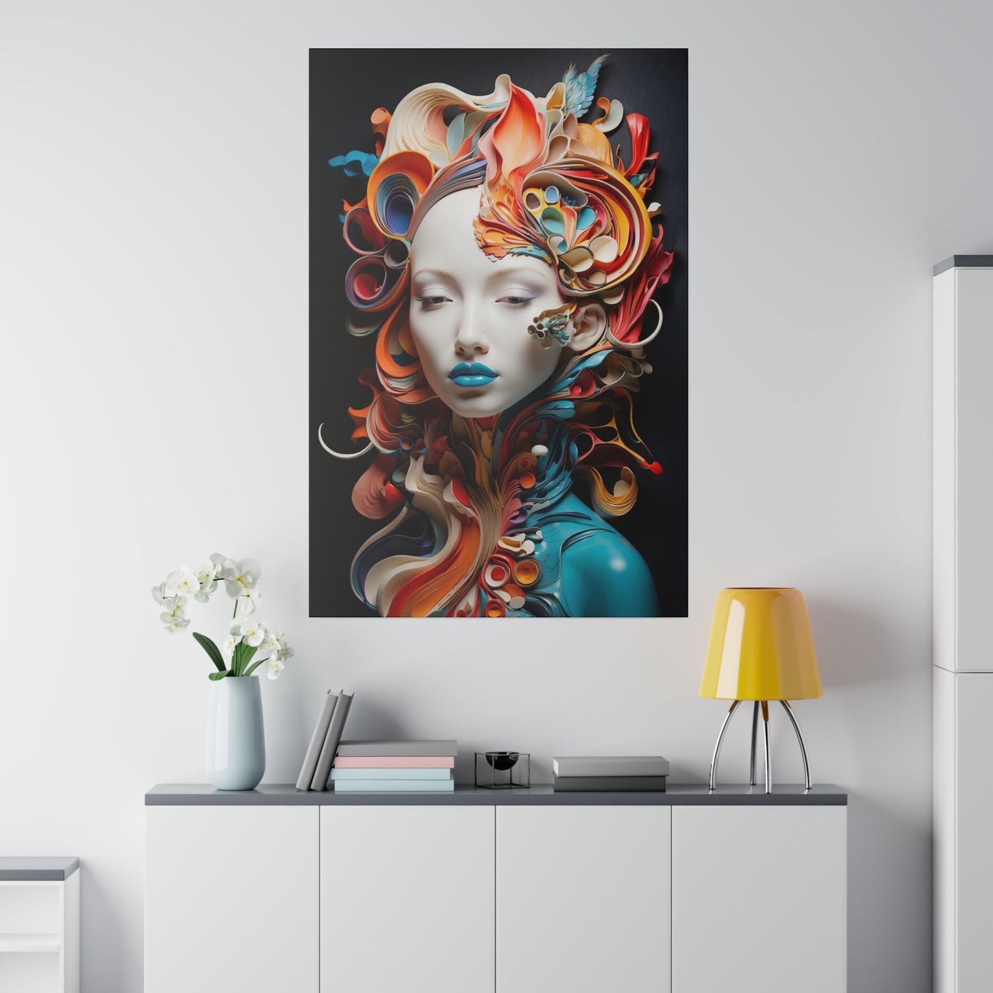 Biomorphic Woman One canvas .75"