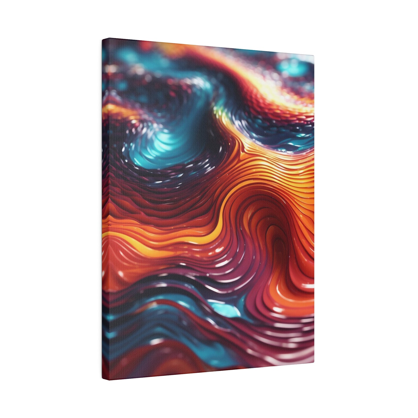 Biomorphic Swirl One canvas .75"