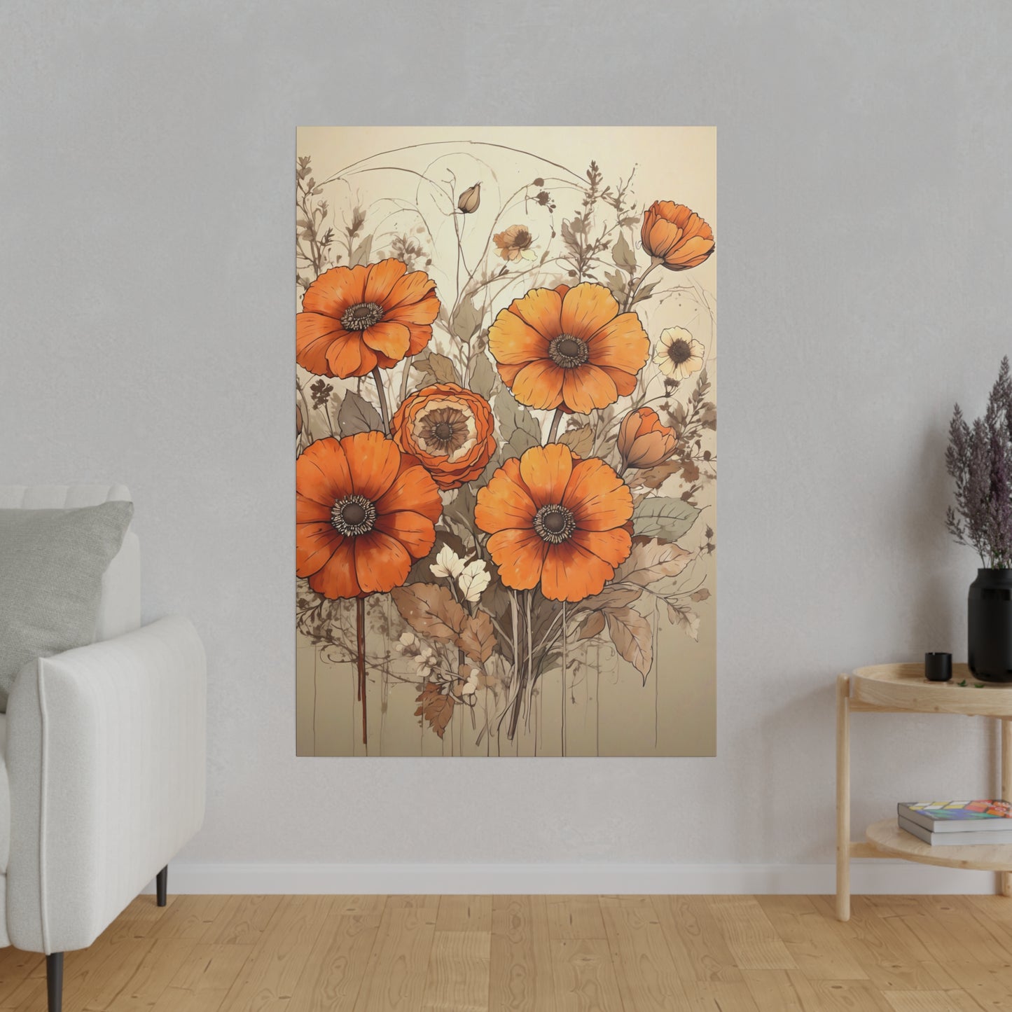 Botanicals Eight canvas .75"