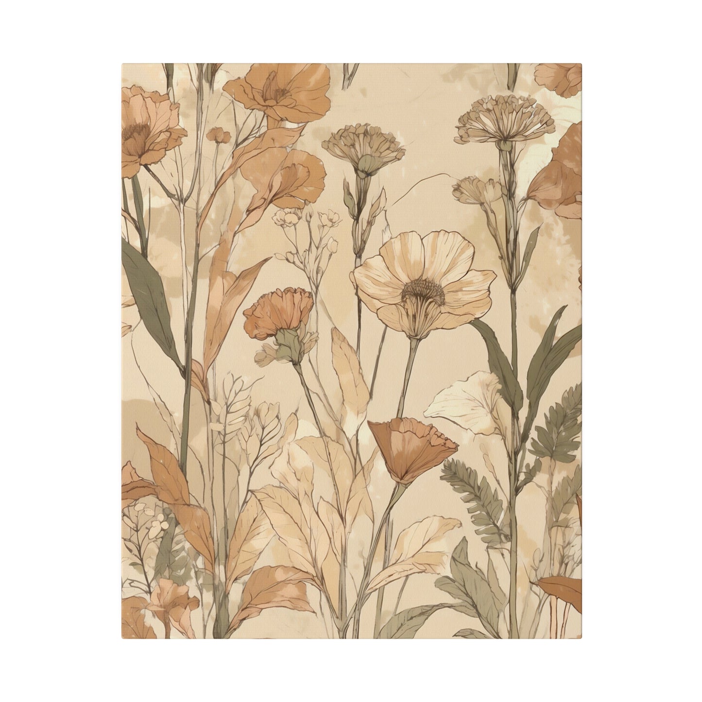 Botanicals Nine canvas .75"