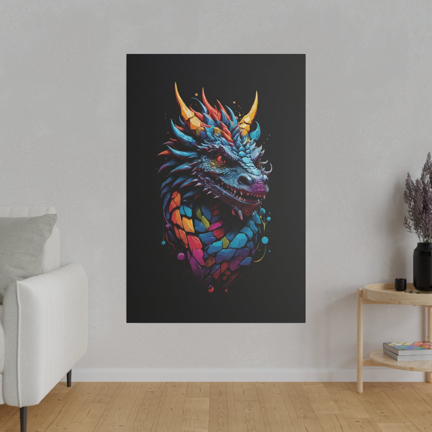 Color Dragon Cryger canvas .75"