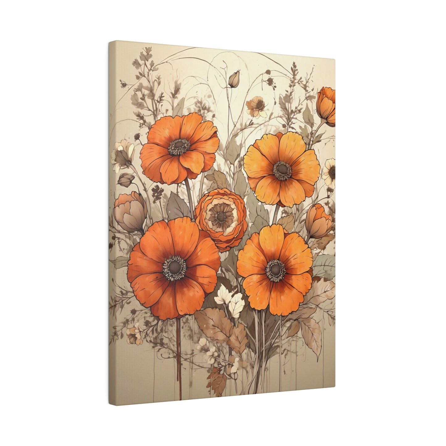 Botanicals Eight canvas .75"