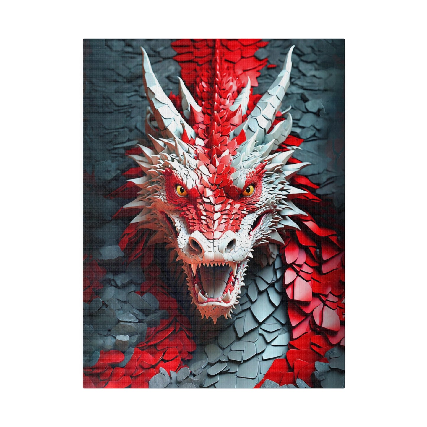 Stone Dragon Rhed canvas .75"