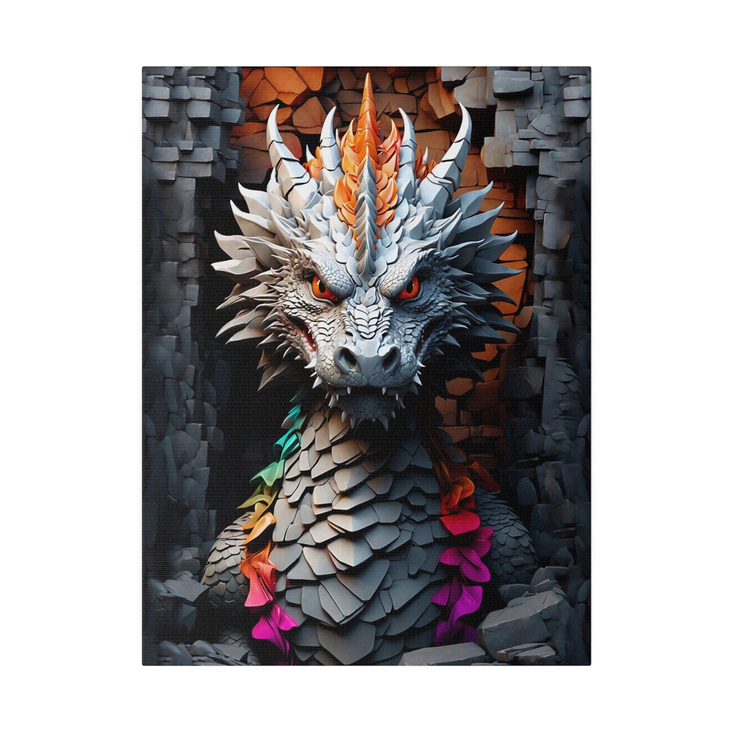 Stone Dragon Collus canvas .75"