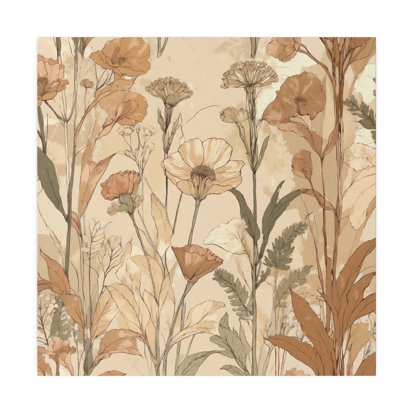 Botanicals Nine canvas .75"