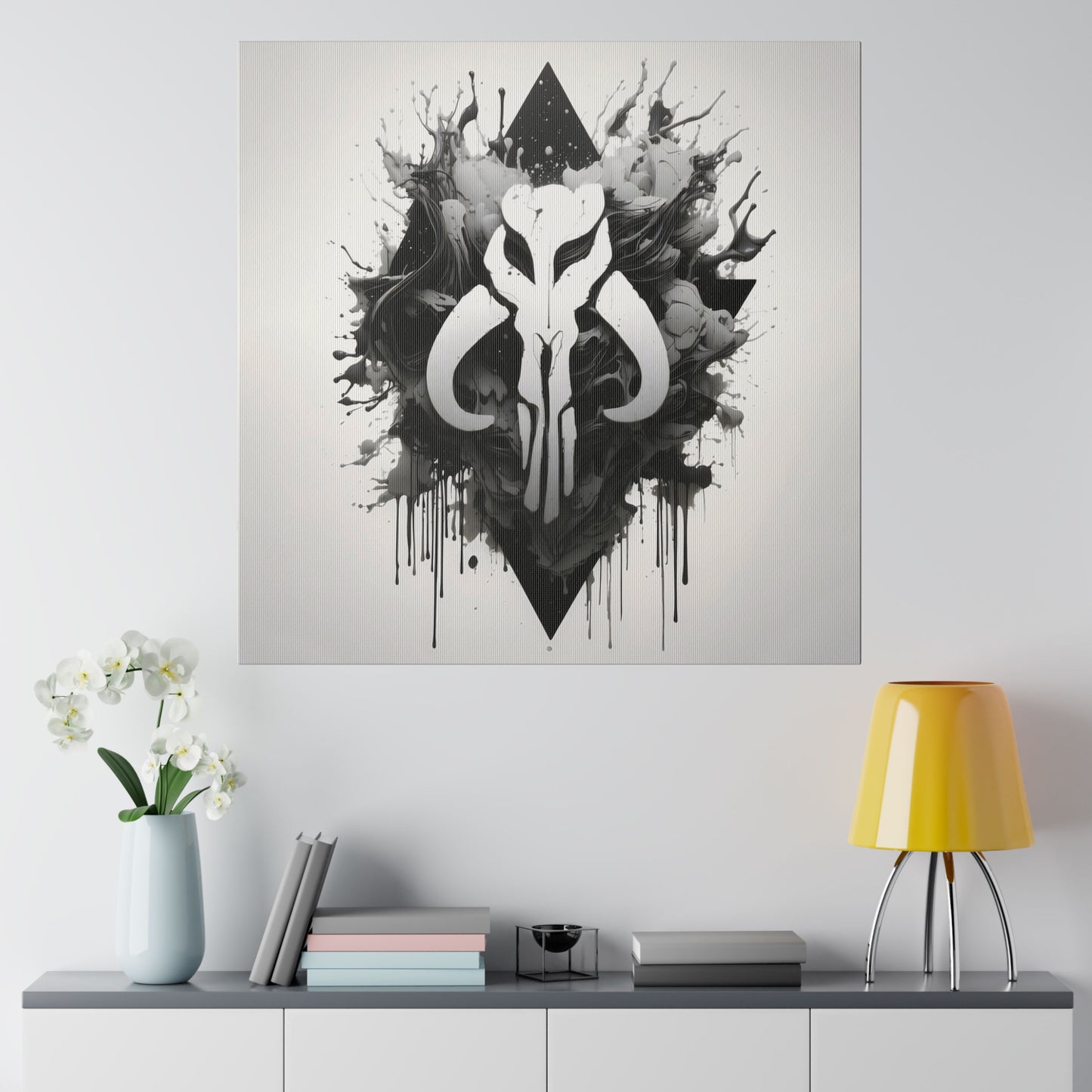 Kyr'bes, white canvas .75"