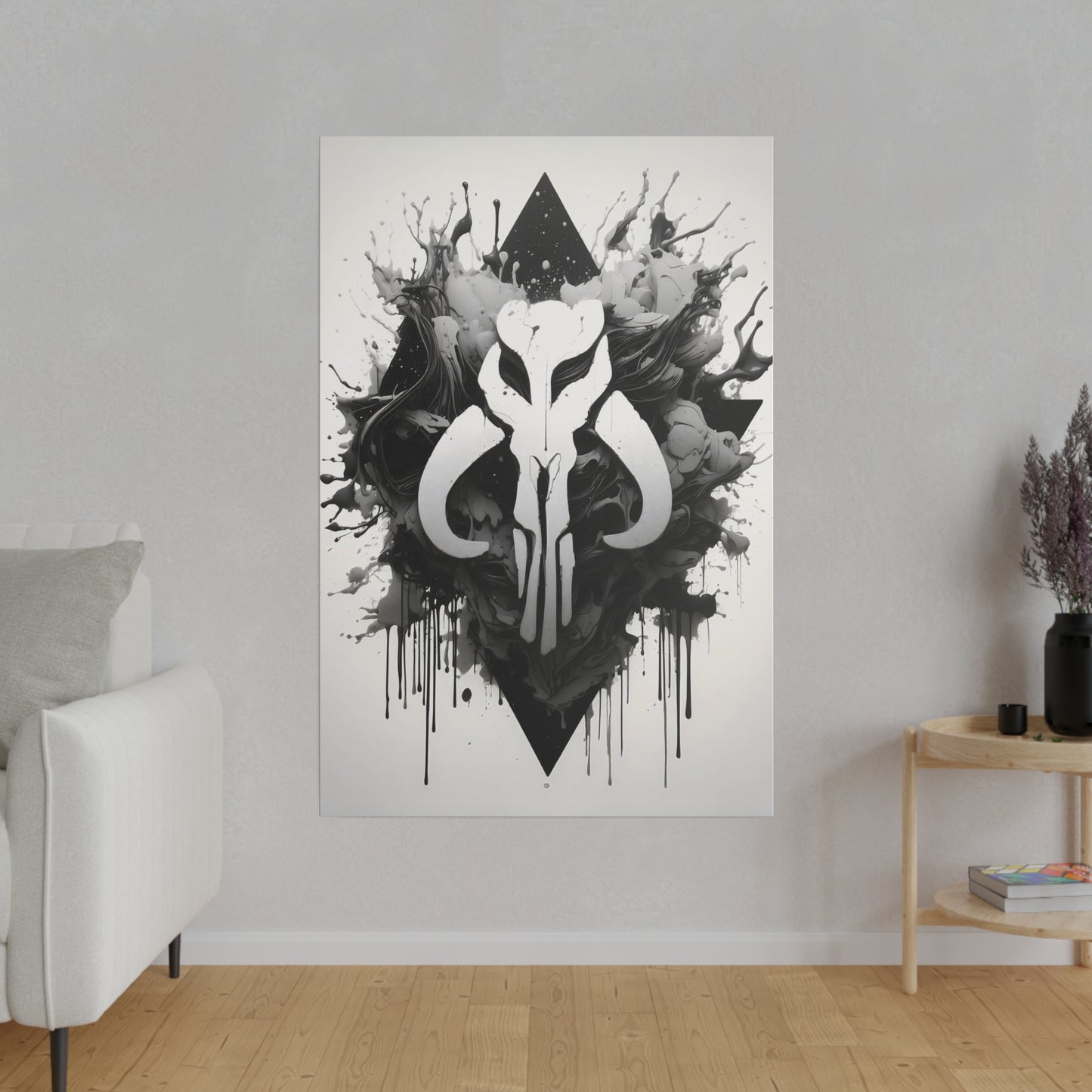 Kyr'bes, white canvas .75"