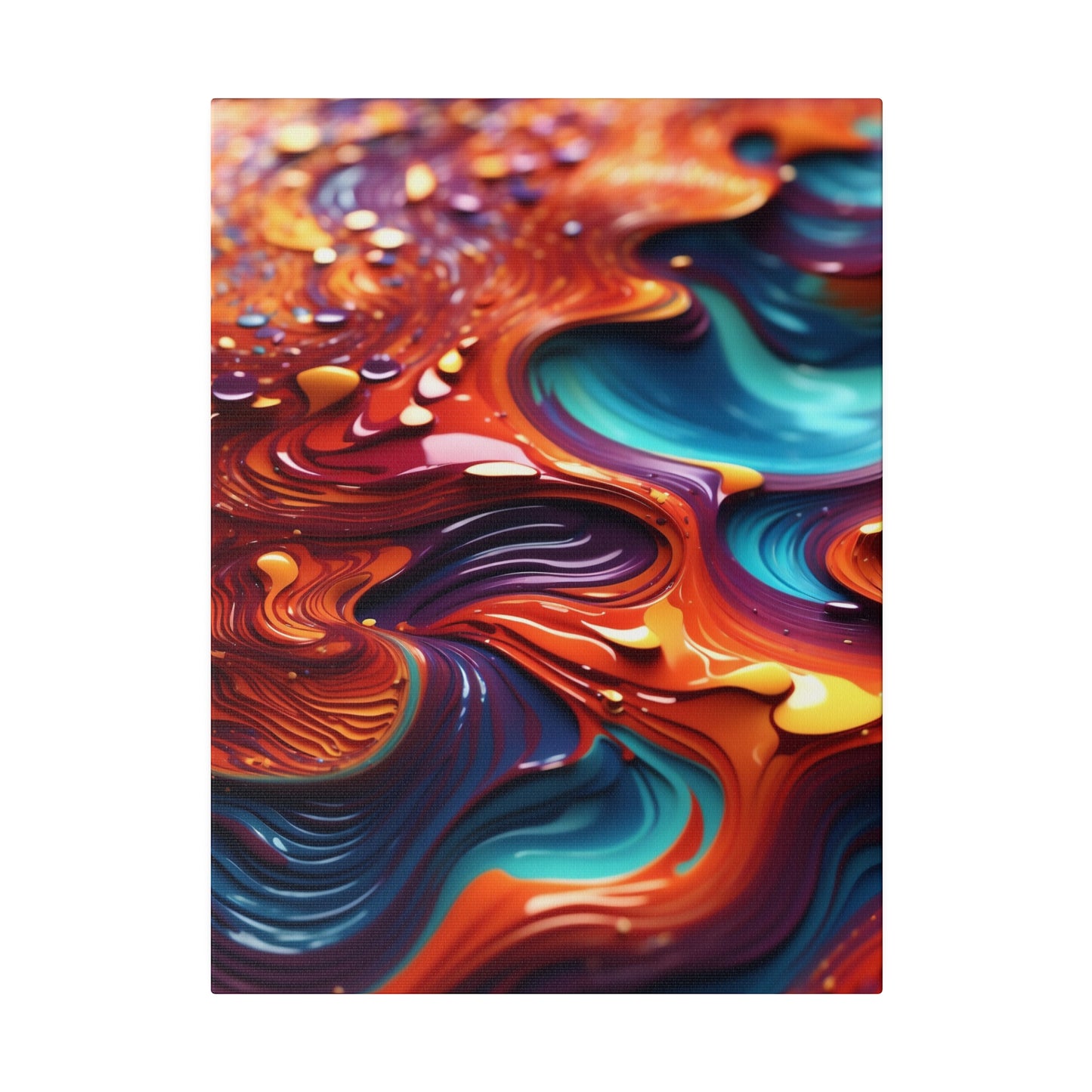 Biomorphic Swirl Two canvas .75"