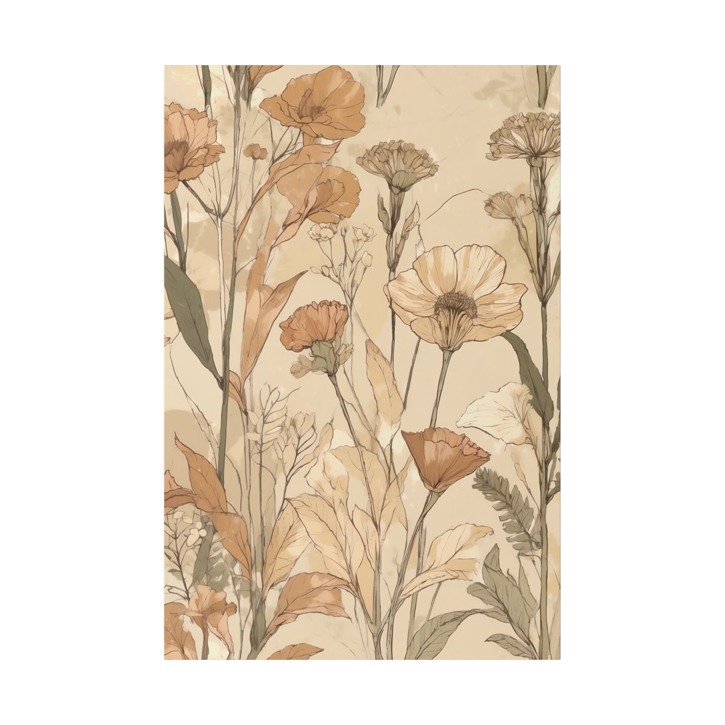 Botanicals Nine canvas .75"