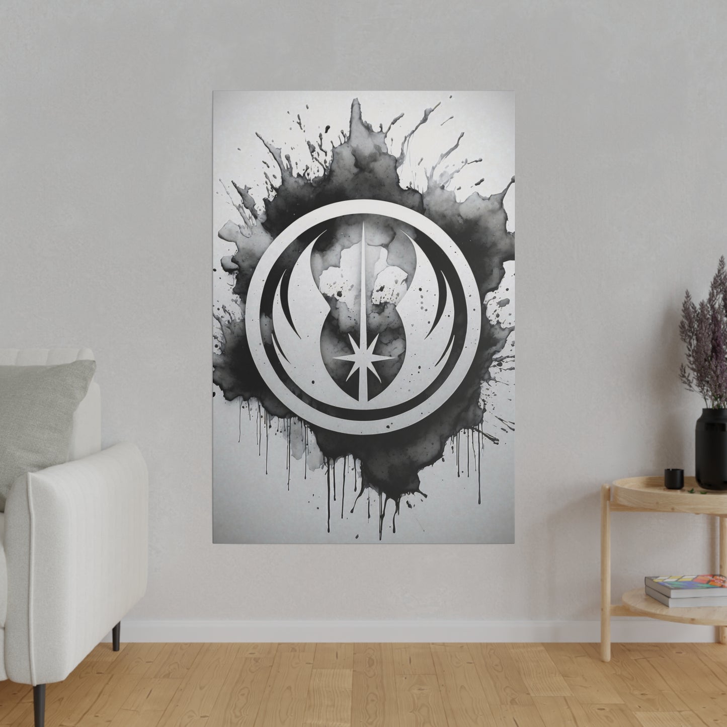 Insignia, white canvas .75"