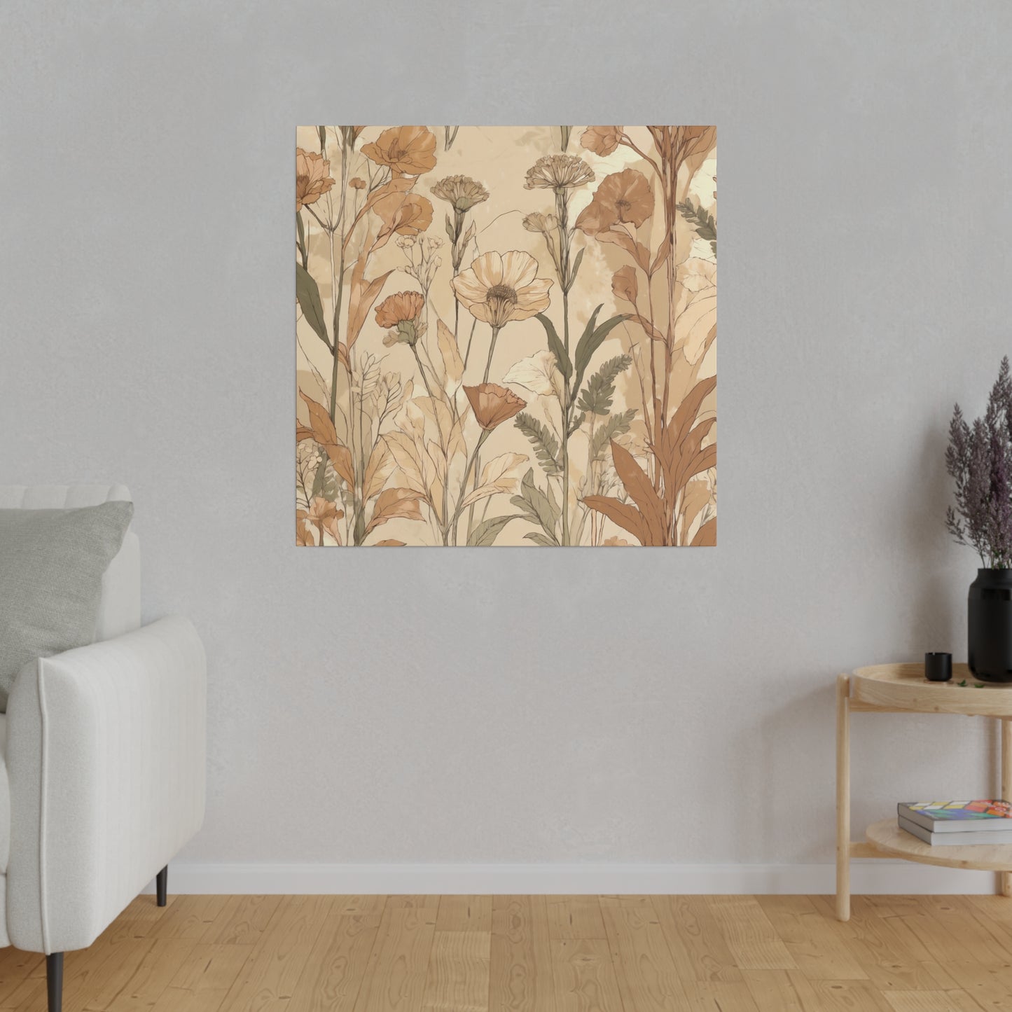 Botanicals Nine canvas .75"