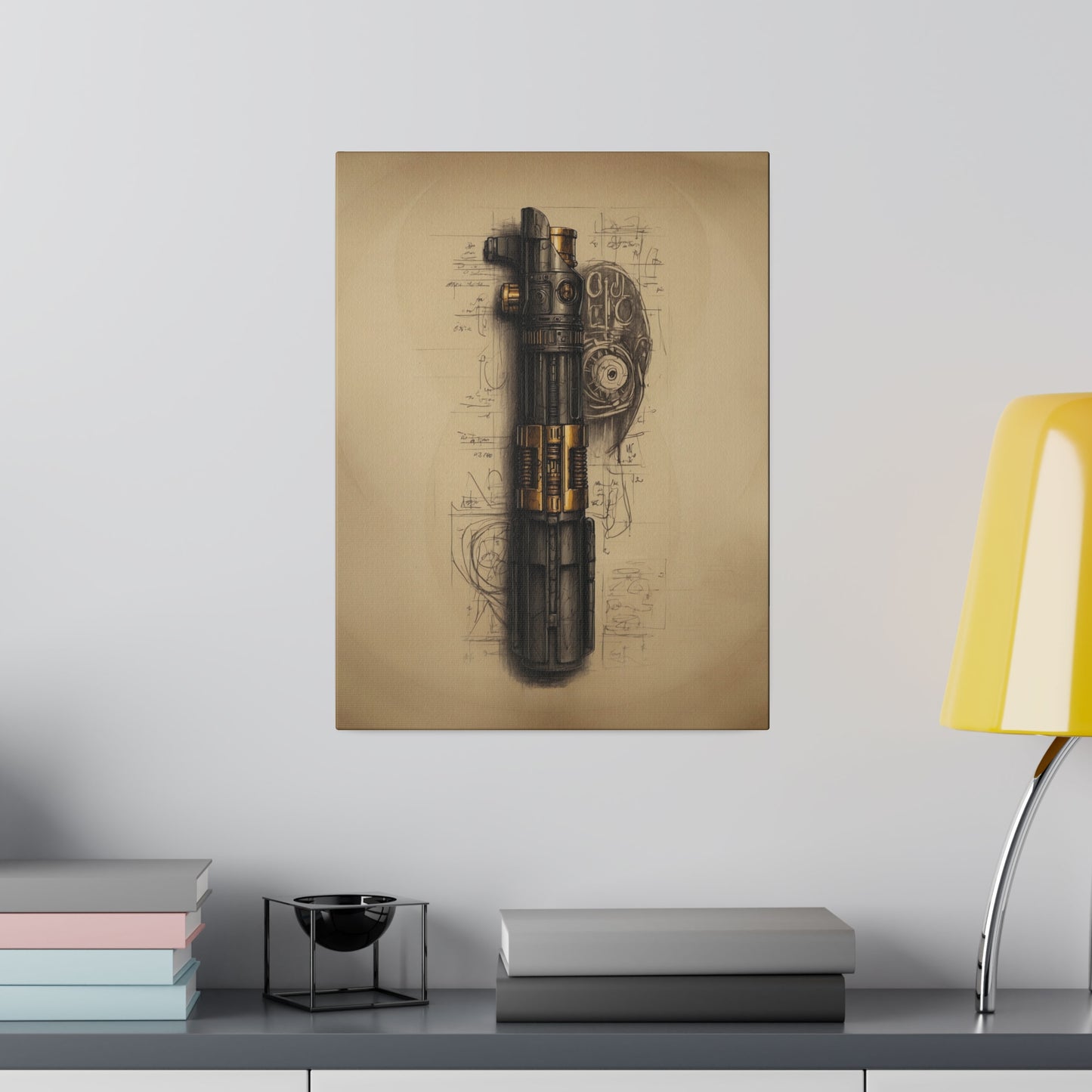 Chosen, Light, saber concept canvas .75"