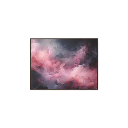 Decor Horizon, Pink and Black Clouds, Canvas Print, 1.25"