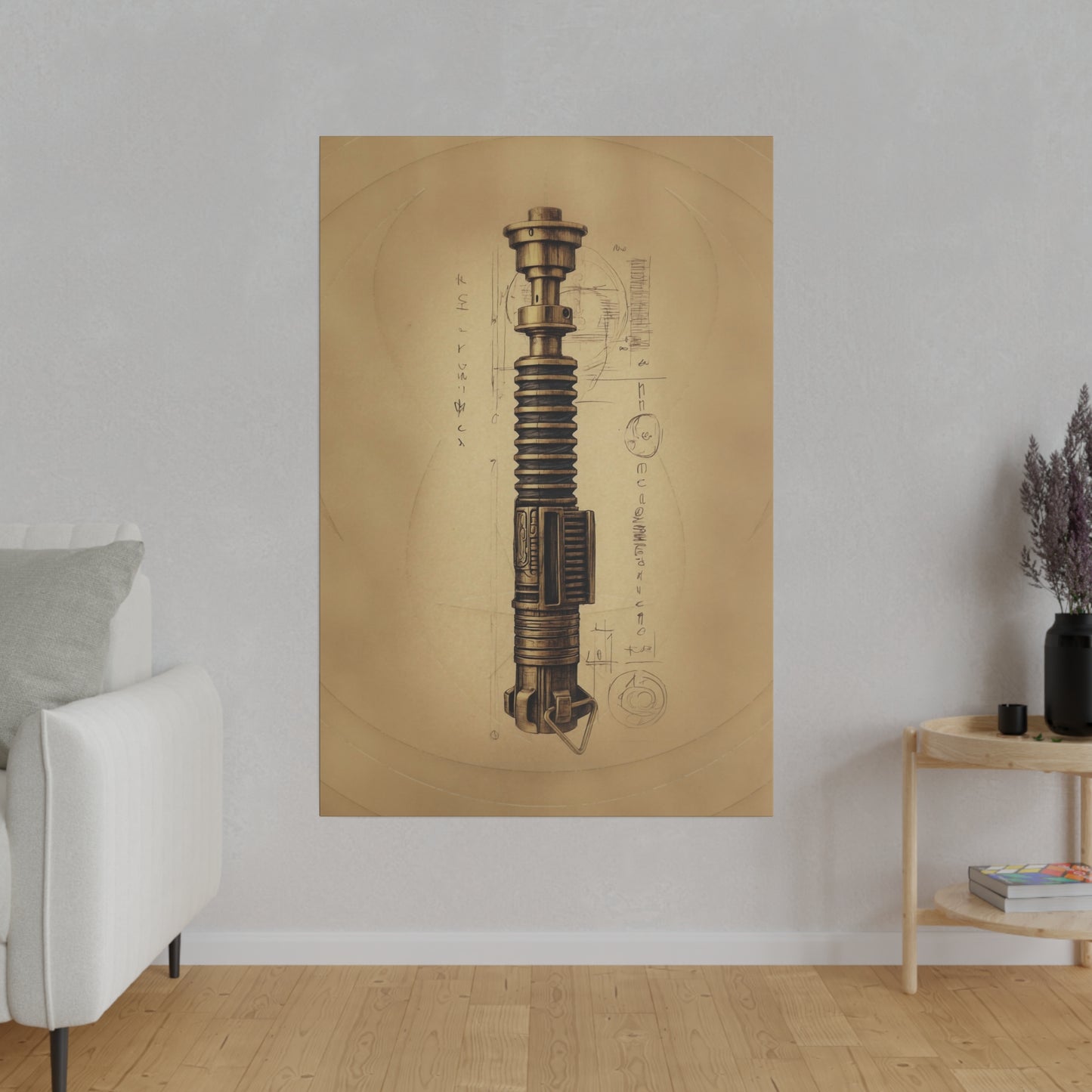 Hope, Light, saber concept canvas .75"