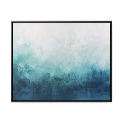 Decor Horizon , Blue Texture, Canvas Print, 1.25"