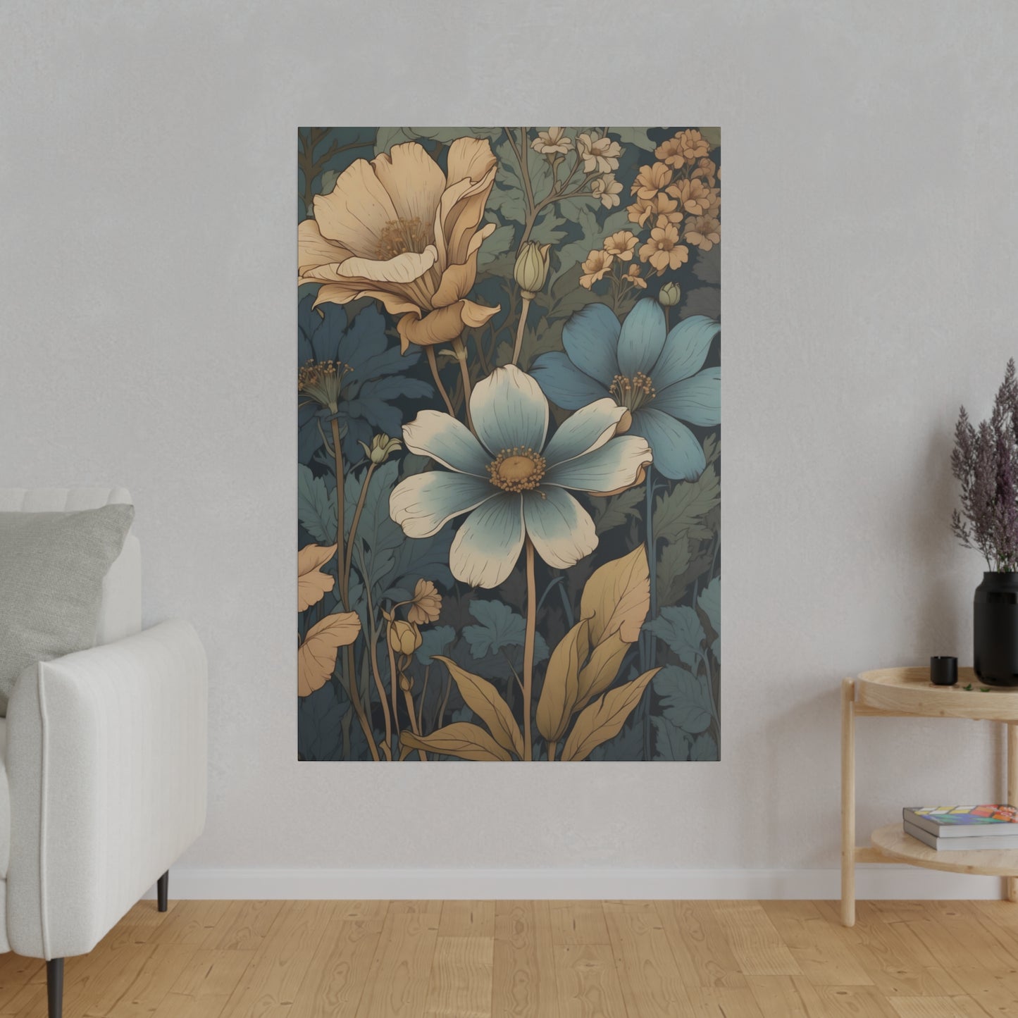 Botanicals Three canvas .75"