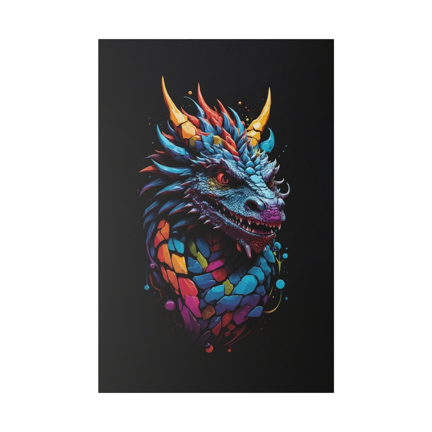 Color Dragon Cryger canvas .75"