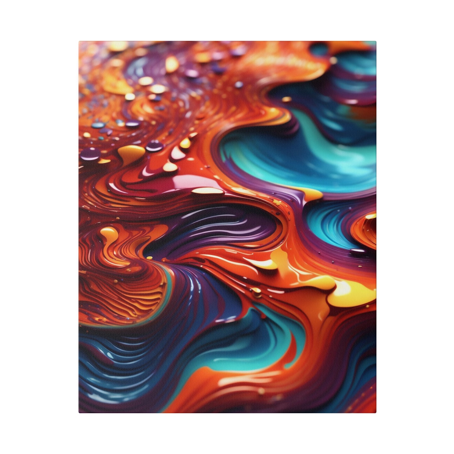 Biomorphic Swirl Two canvas .75"