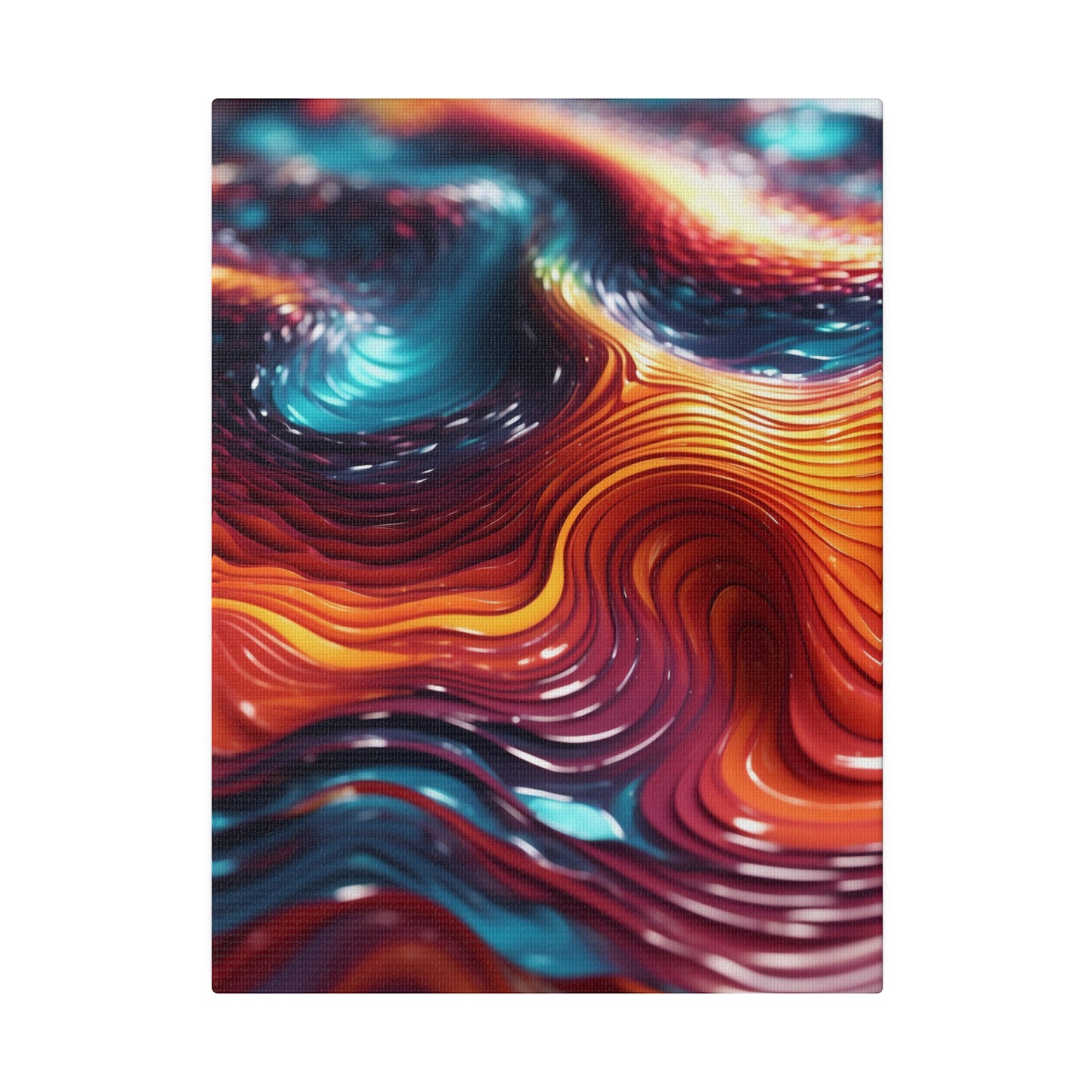 Biomorphic Swirl One canvas .75"
