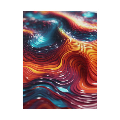 Biomorphic Swirl One canvas .75"