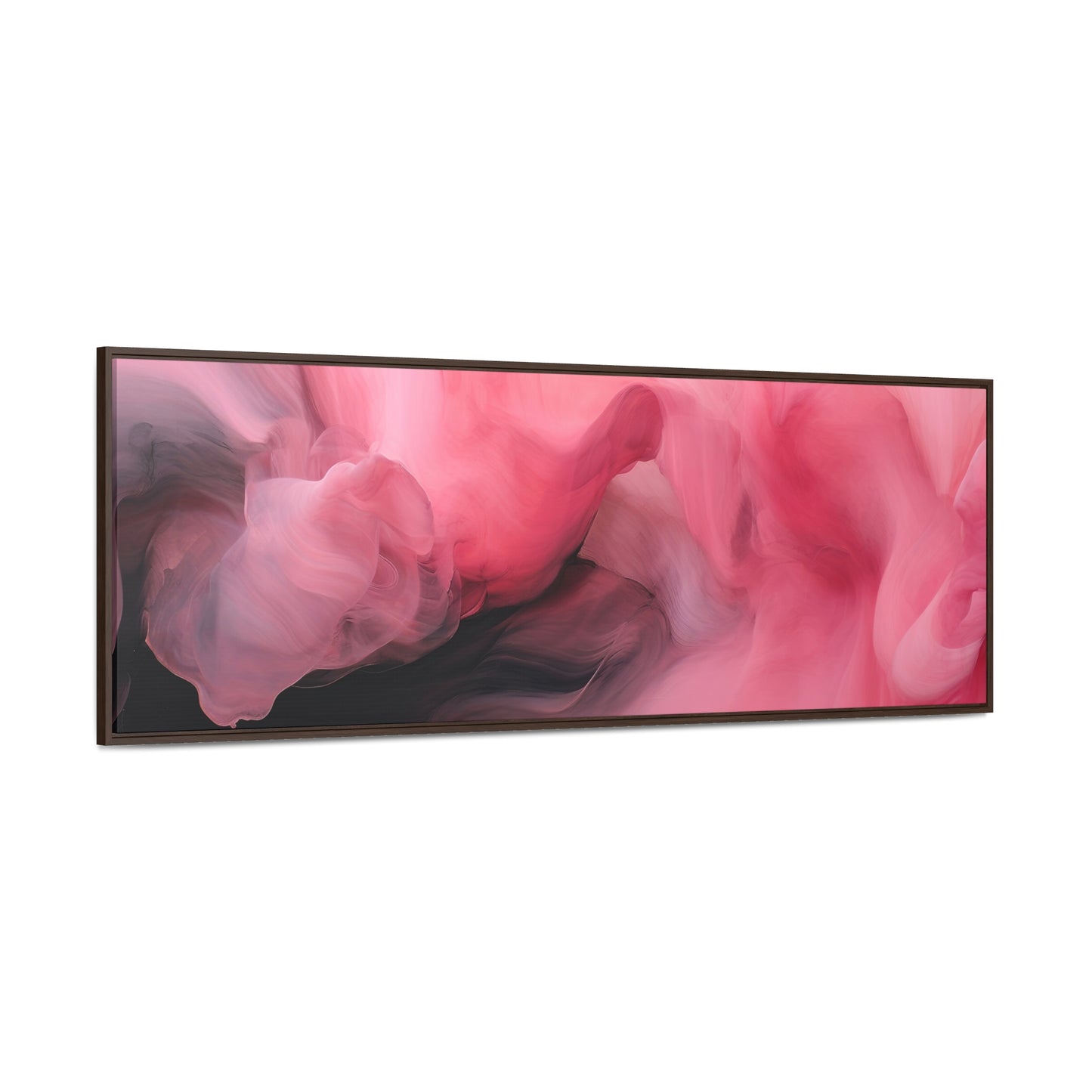 Decor Horizon, Black and Pink Marble , Canvas Print, 1.25"