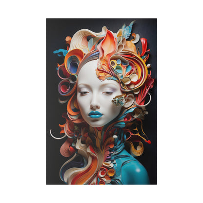 Biomorphic Woman One canvas .75"