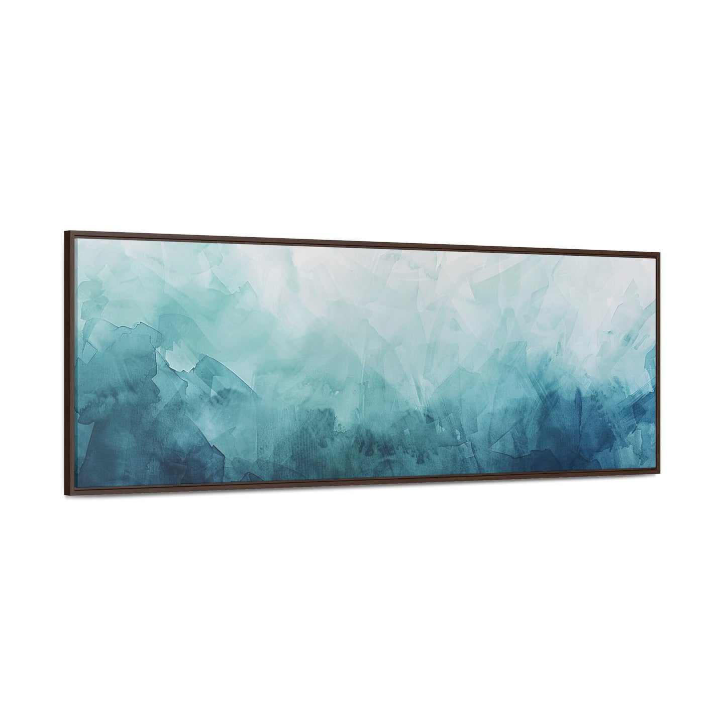 Decor Horizon , Blue Texture, Canvas Print, 1.25"