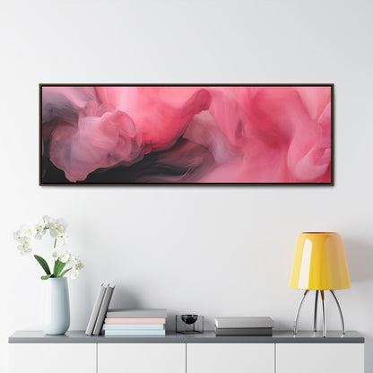 Decor Horizon, Black and Pink Marble , Canvas Print, 1.25"