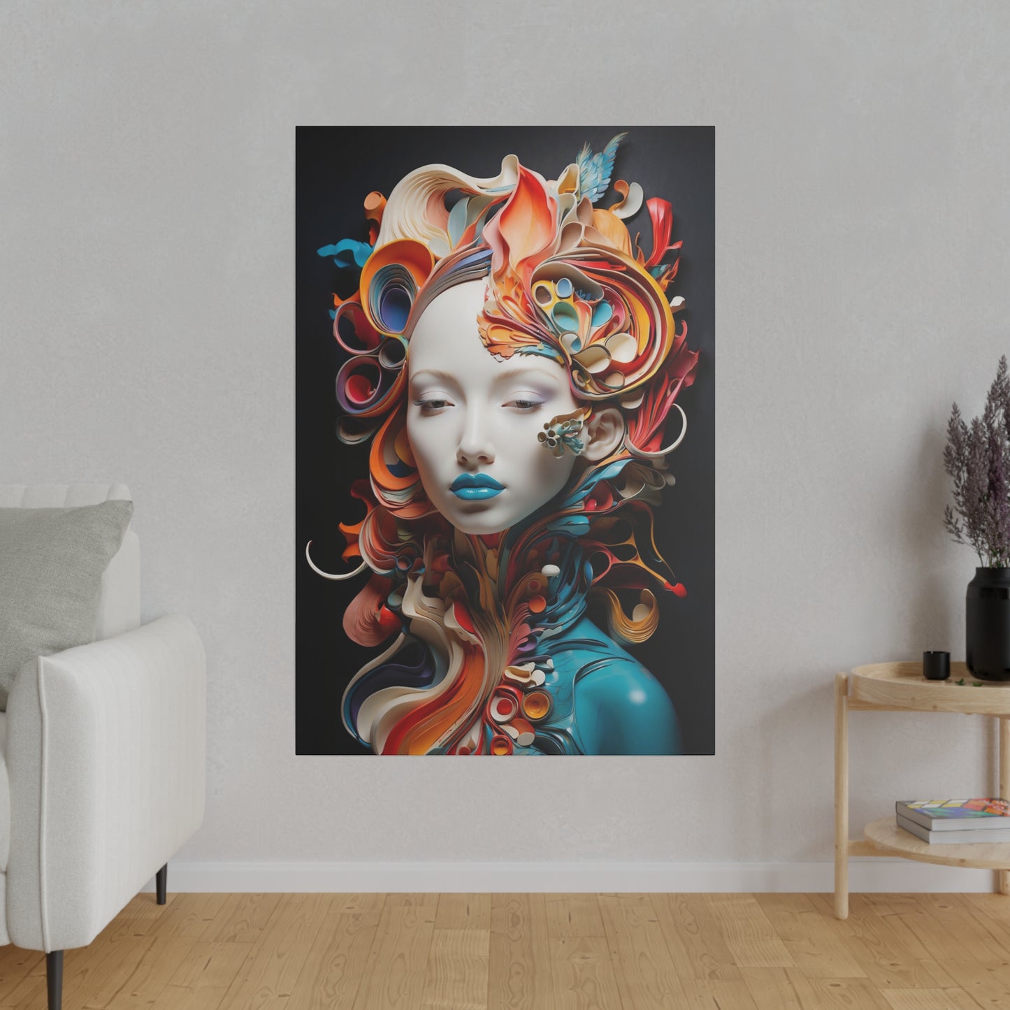 Biomorphic Woman One canvas .75"