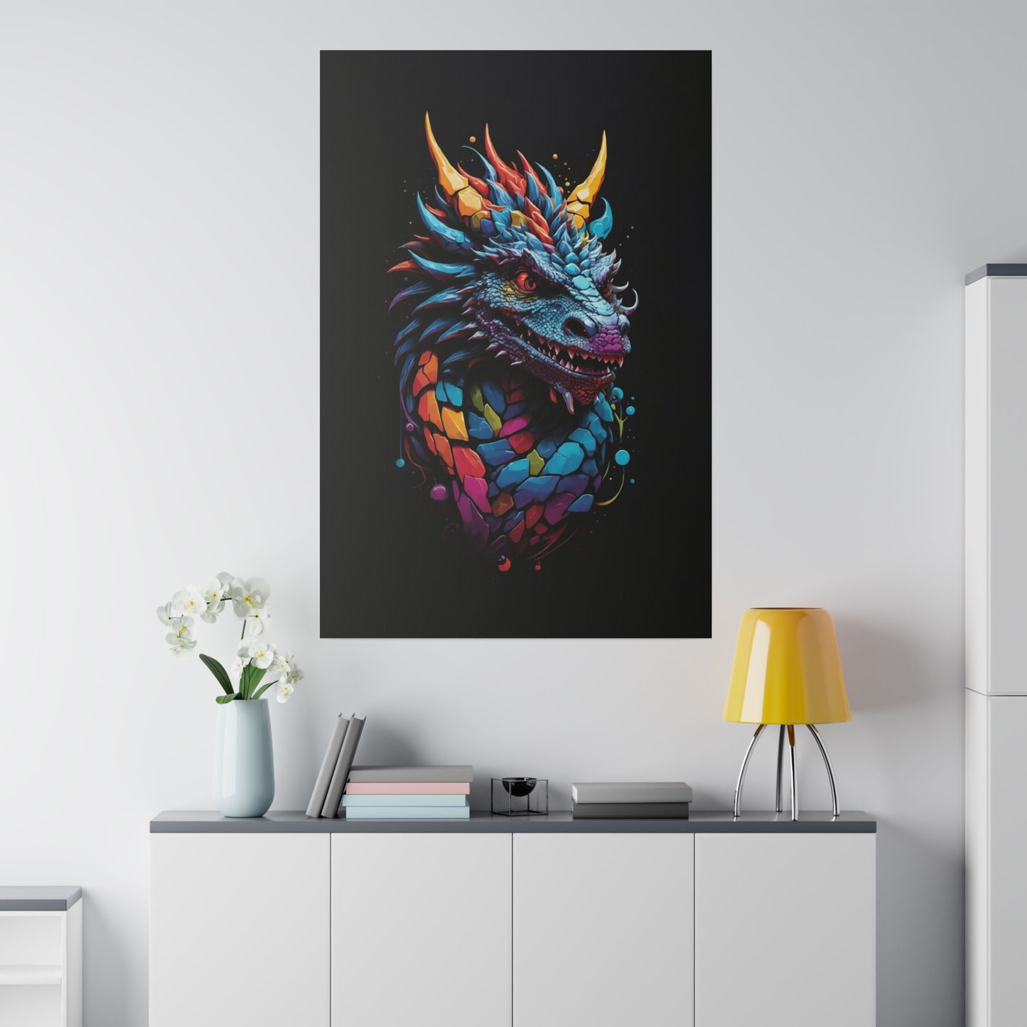 Color Dragon Cryger canvas .75"
