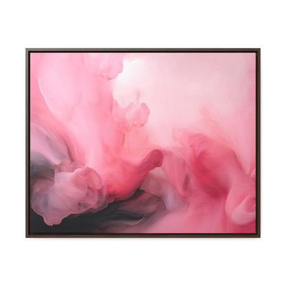 Decor Horizon, Black and Pink Marble , Canvas Print, 1.25"