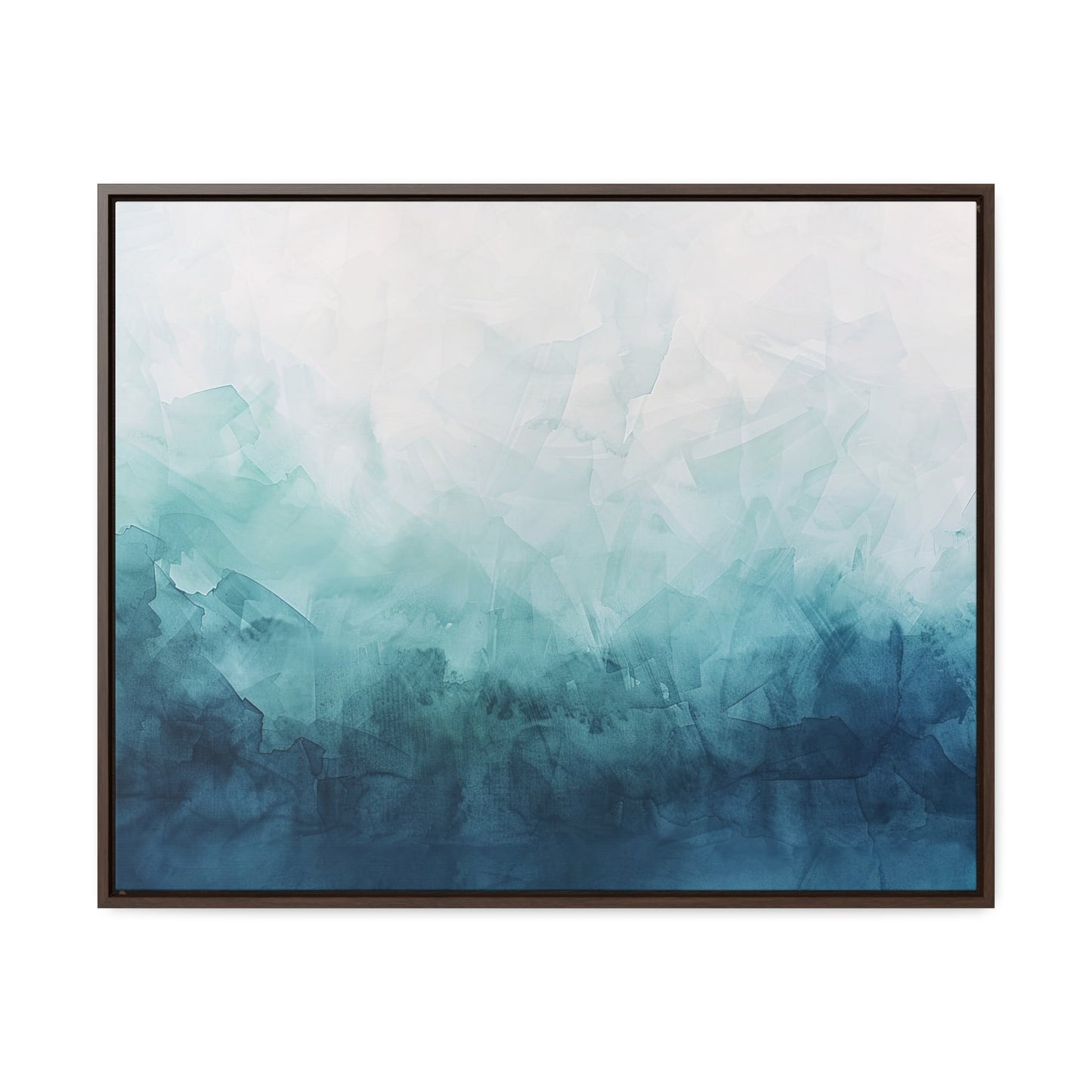 Decor Horizon , Blue Texture, Canvas Print, 1.25"