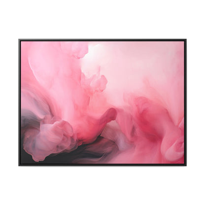 Decor Horizon, Black and Pink Marble , Canvas Print, 1.25"