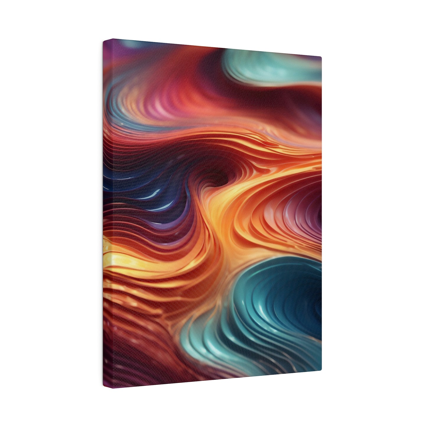 Biomorphic Swirl Four canvas .75"