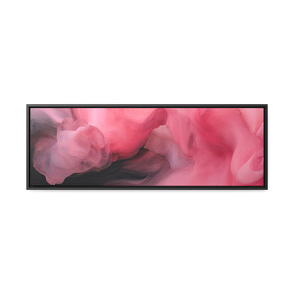 Decor Horizon, Black and Pink Marble , Canvas Print, 1.25"