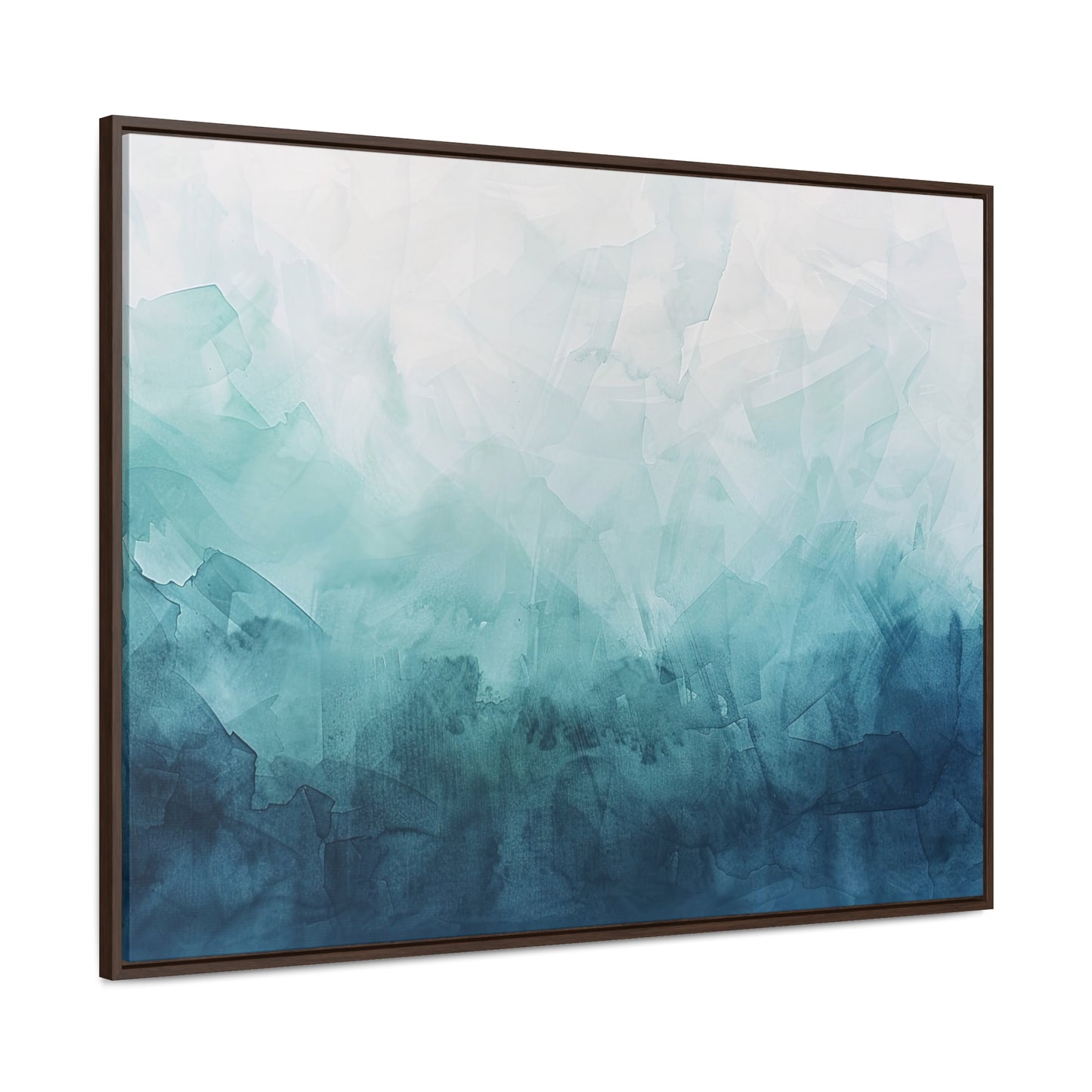 Decor Horizon , Blue Texture, Canvas Print, 1.25"