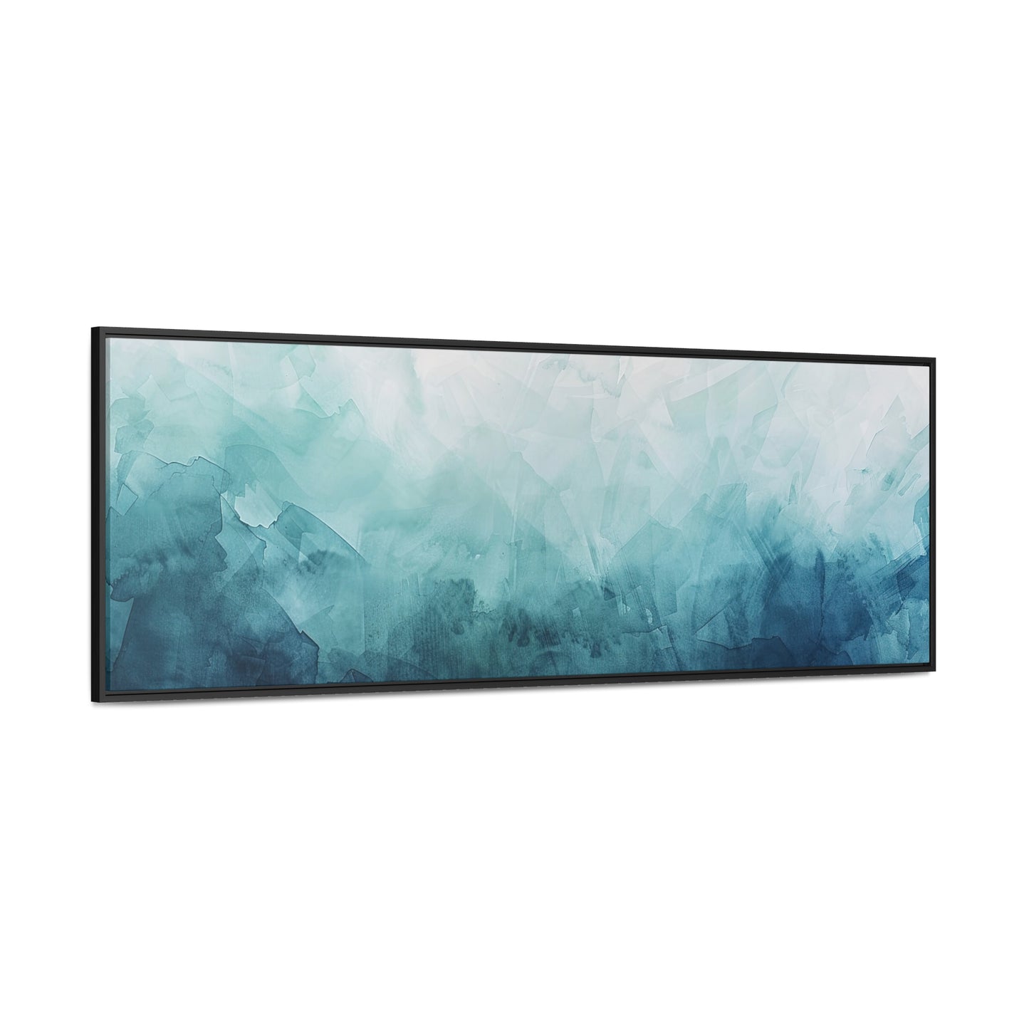 Decor Horizon , Blue Texture, Canvas Print, 1.25"