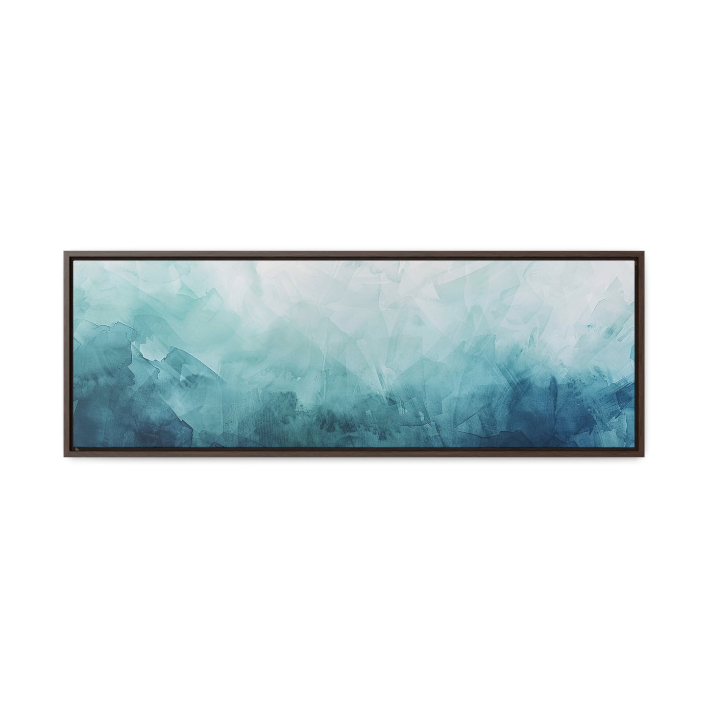 Decor Horizon , Blue Texture, Canvas Print, 1.25"